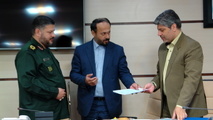 انعقاد تفاهم نامه مشترک بین اداره کل راه و شهرسازی و سپاه جوادالائمه خراسان شمالی