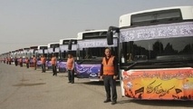 آغاز موج برگشت زائران اربعین گلستان از پایانه برکت