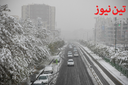 بارش اولین برف پاییزی در تهران