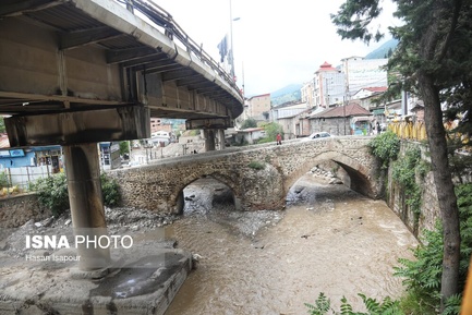 گزارش تصویری مراحل اجرایی احداث پل ۶۰۰ متری شهر پل سفید - مازندران (4)