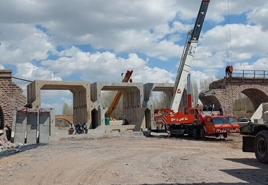 انتقال فوری دهانه پل راه آهن از استان سمنان به زنجان 