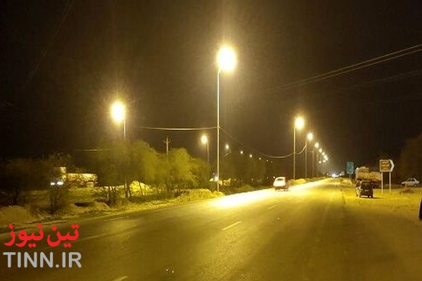 افزایش ایمنی بزرگراه کرمانشاه بیستون با نصب و راه اندازی سیستم روشنایی جاده ای