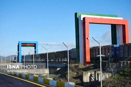 گزارش تصویری گذرگاه ریلی مشترک آستارا-آستارا بر رودخانه مرزی (10)
