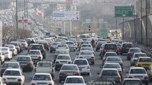 ترافیک سنگین در آزادراه تهران - شمال / اجرای محدودیت مقطعی