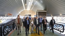 (تصاویر) بازدید مدیرعامل راه آهن از ایستگاه راه آهن تهران