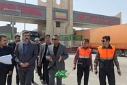 بازدید رئیس سازمان راهداری از پایانه مرزی لطف آباد