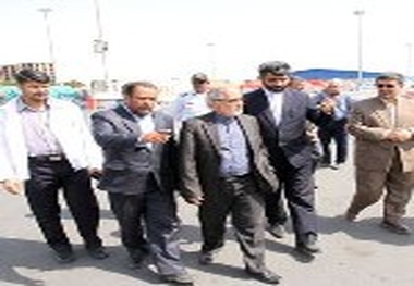 بازدید استیری از بنادر مسافری غرب هرمزگان