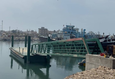بهره‌ برداری از اسکله شناور مسافری بندر دیلم آغاز شد


