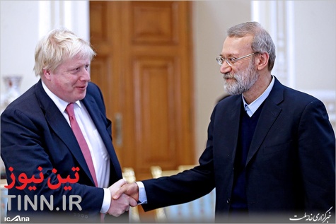 گزارش تصویری/ دیدار وزیر امور خارجه انگلستان با رئیس مجلس شورای اسلامی