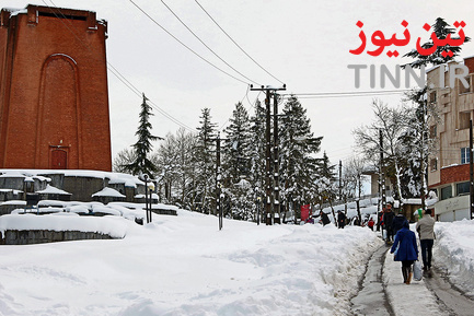 بارش برف در ارسباران،‌ بهشهر و لاهیجان