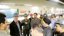 بازدید از اقدامات تکمیلی خط ۶ مترو تهران