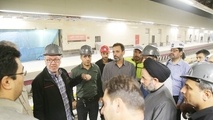 بازدید از اقدامات تکمیلی خط ۶ مترو تهران