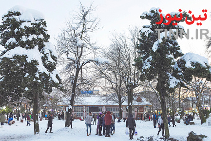 بارش سنگین برف در گیلان