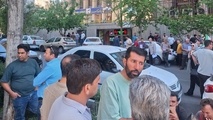 تجمع رانندگان کامیون در مقابل مجتمع قضایی تهران/ درخواست تسریع رسیدگی به تخلفات سه شرکت وارد کننده ناوگان