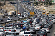 افزایش تردد خودروهای غیربومی در محورهای مواصلاتی استان تهران

