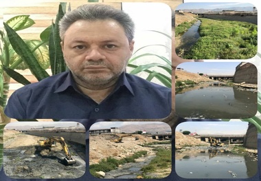 مسیل کن برای پیشگیری از آب‌گرفتگی سطوح پروازی مهرآباد لایروبی شد