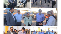 Deputy Minister of Roads and Urban Development and Chairman of Iran’s Road Maintenance and Transport Organization, alongside Tajikistan’s Deputy Transport Minister, Visit Sarakhs Border 