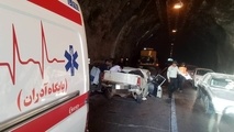 ١ کشته و ٦ مصدوم در تصادف صبح امروز جاده چالوس