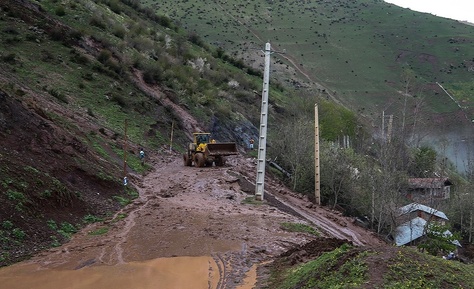 رانش زمین در مازندران