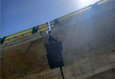 شرایط خطرناک پل قدس اردبیل 