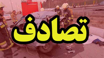 برخورد خونین پراید و تریلی در محور بیرجند- قاین/۳نفر جان باختند