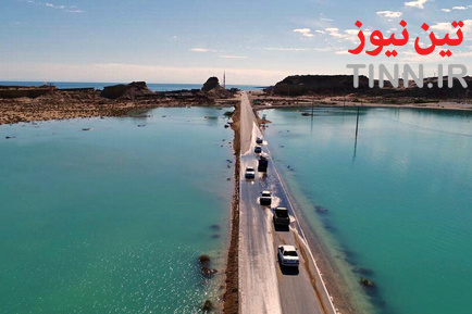 آبگرفتگی روستاهای طولا و رمچاه در جزیره قشم